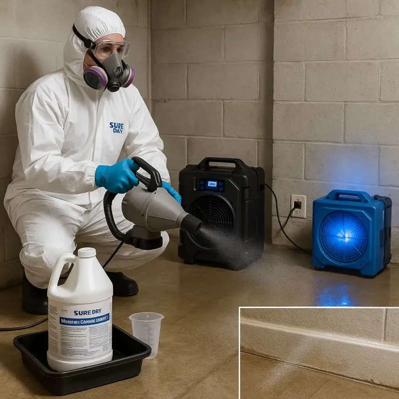 Sanitization and Odor Removal process in La Villa, TX