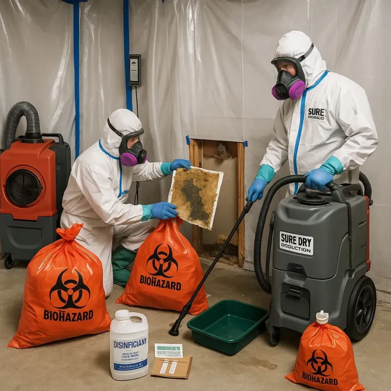 Contaminated Water Handling Protocols process in La Villa, TX